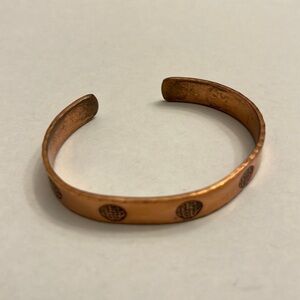 Copper bangle bracelet